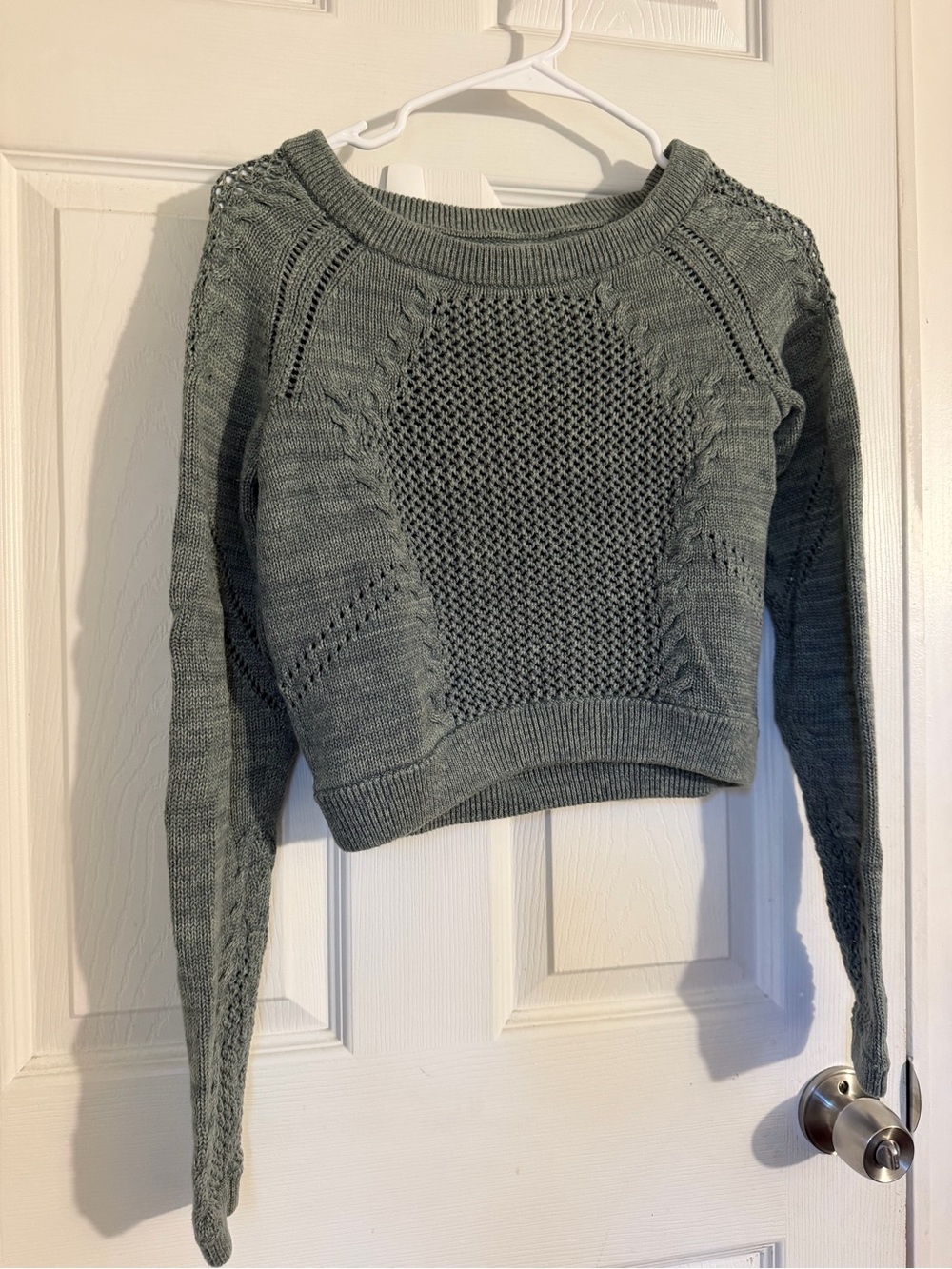 lululemon athletica Cropped Knit Sweater - Sage